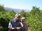 Andreas Dourakis and Nikki Rose at Dourakis Vineyard